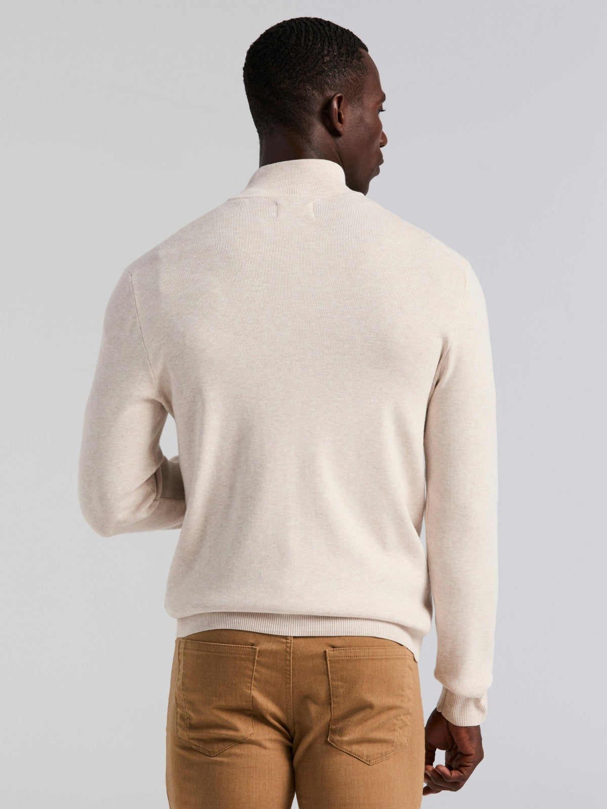 Tech Knit Quarter Zip Sweater -  Perry Ellis on sale
