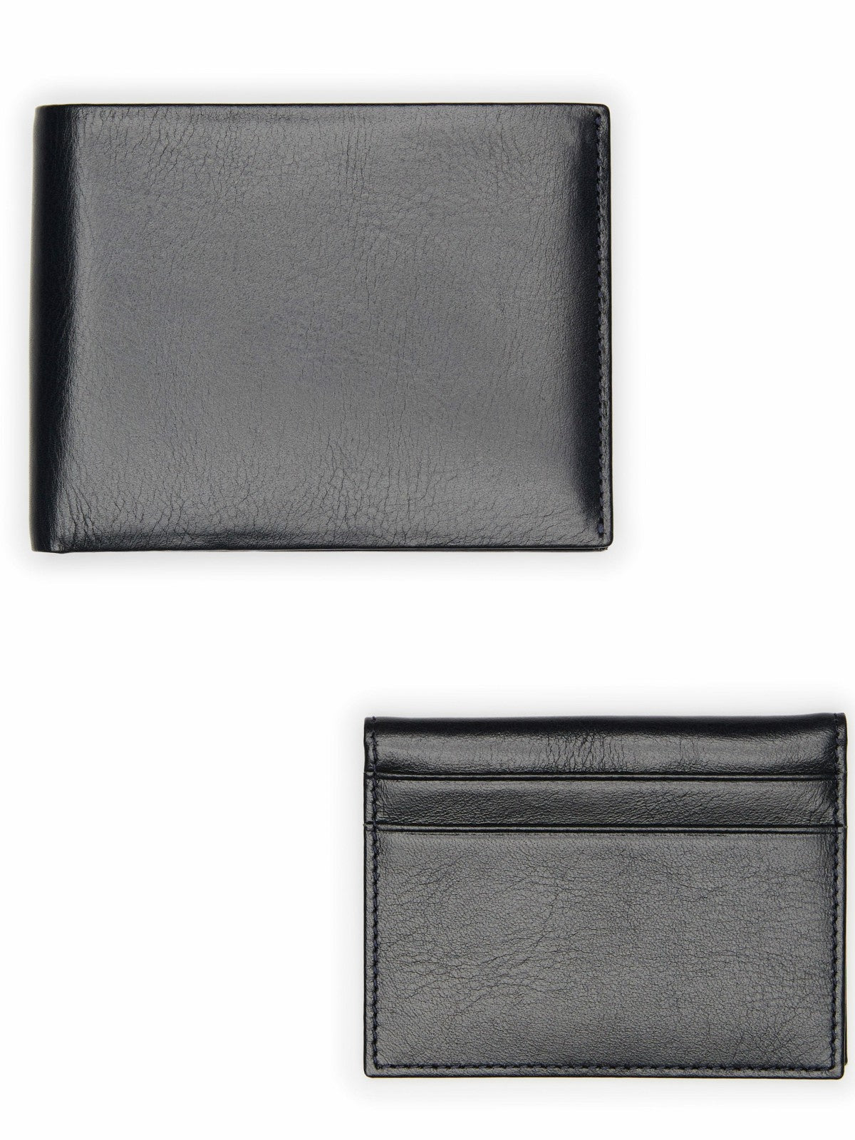Genuine Glazed Leather Wallet -  Perry Ellis for sale