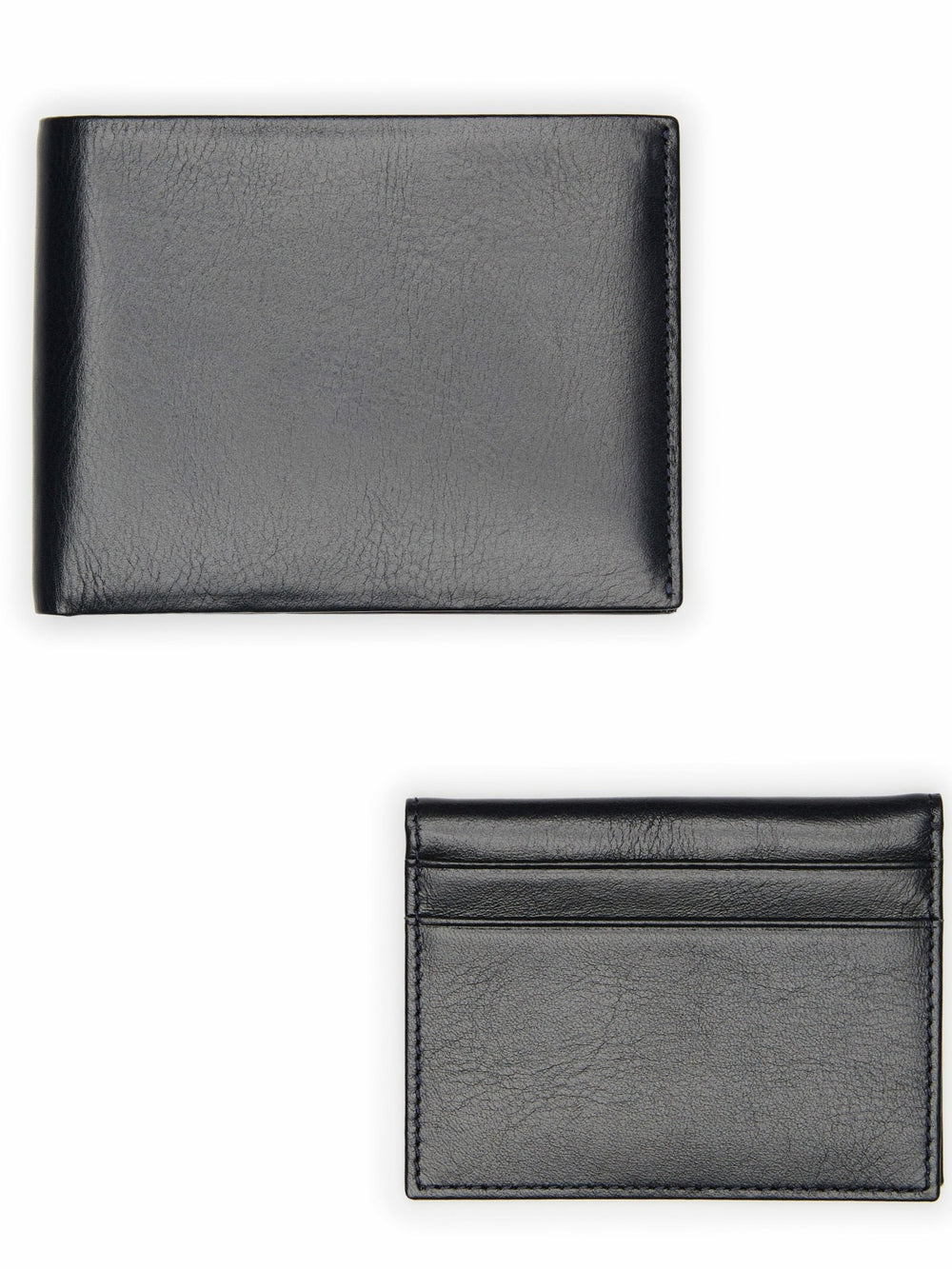 Genuine Glazed Leather Wallet -  Perry Ellis for sale