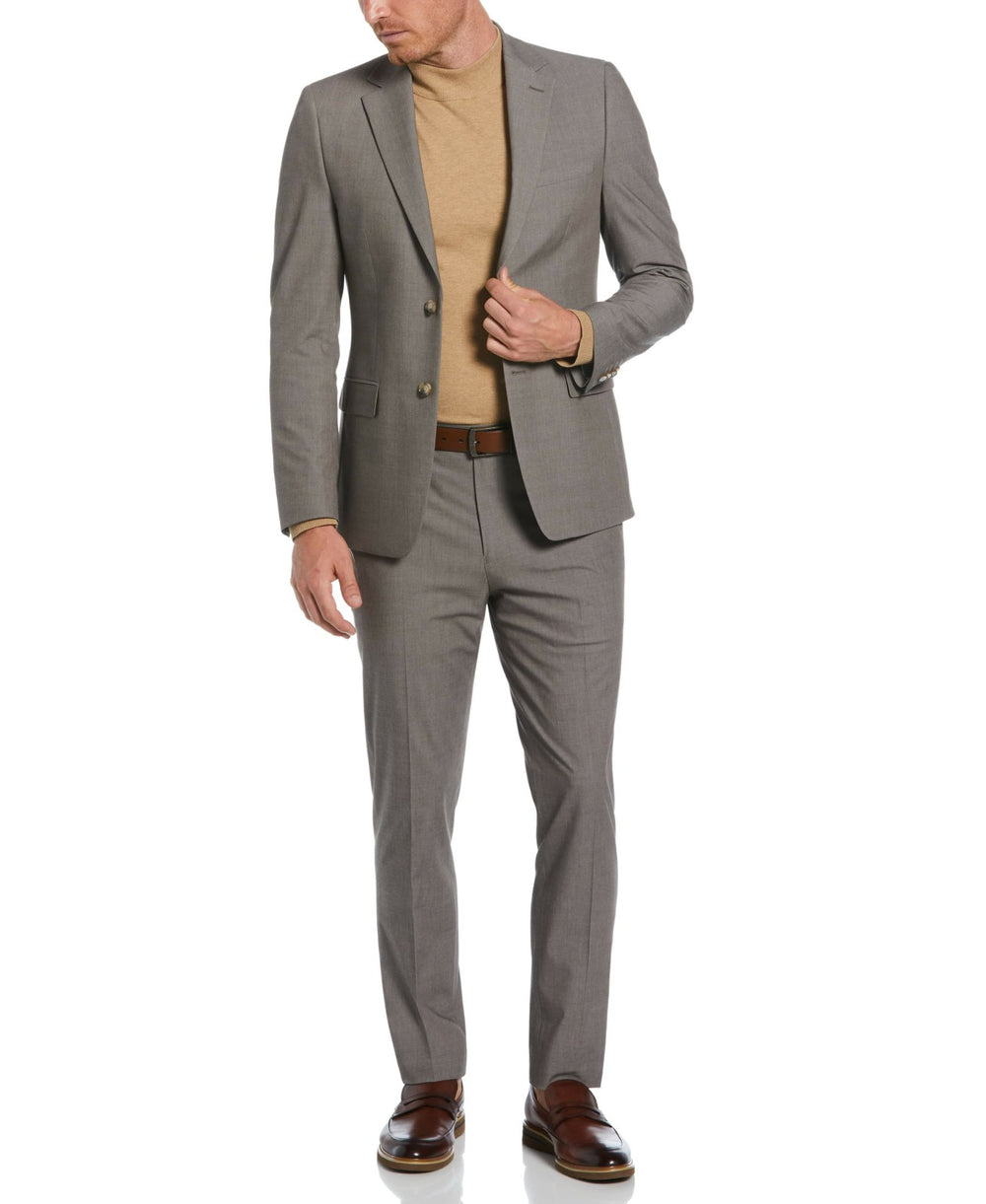 Skinny Fit Notch Lapel Iridescent Suit Jacket -  Perry Ellis US
