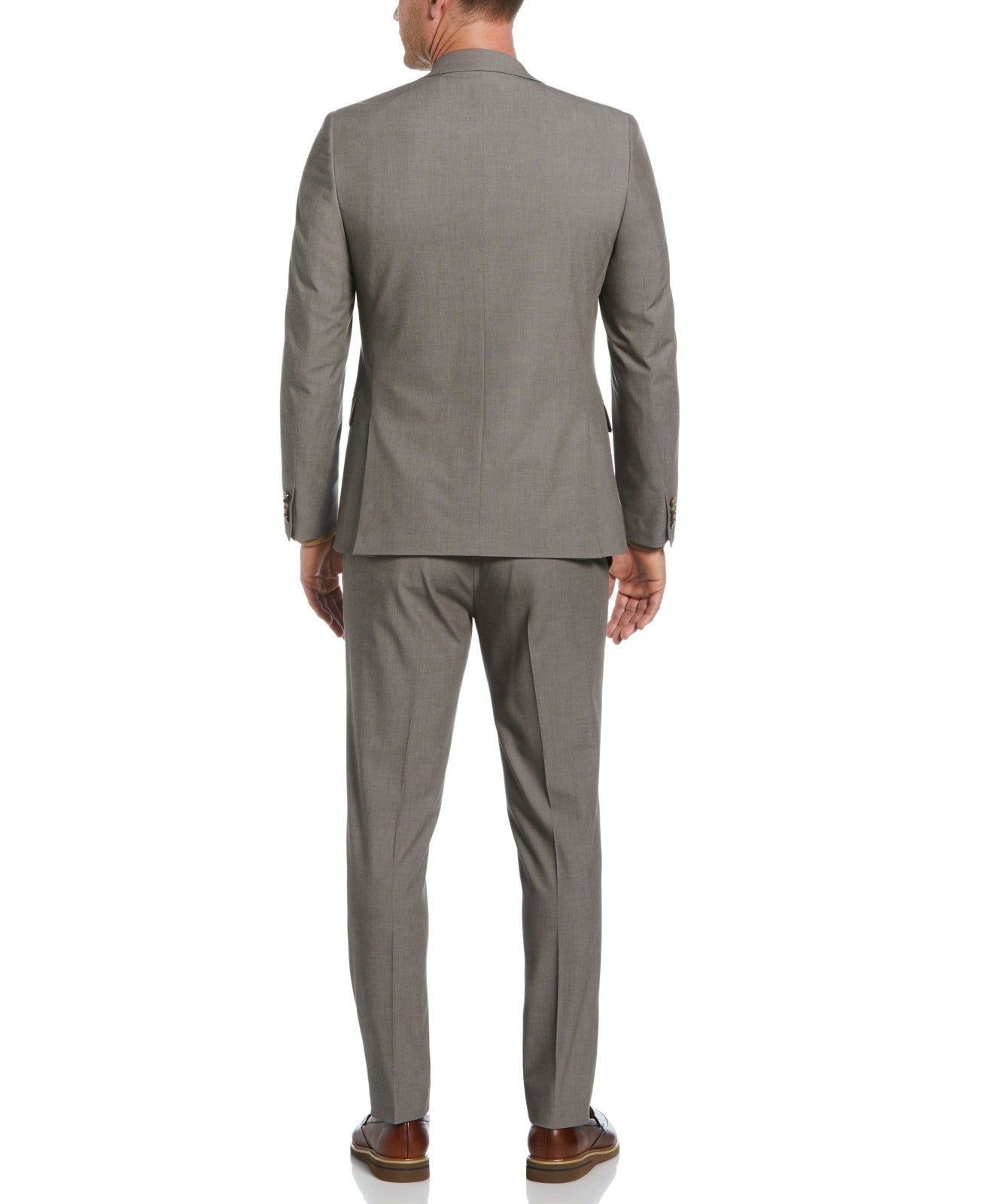 Skinny Fit Notch Lapel Iridescent Suit Jacket -  Perry Ellis US