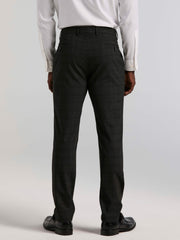 Skinny Fit Charcoal Plaid Suit Pant -  Perry Ellis discount