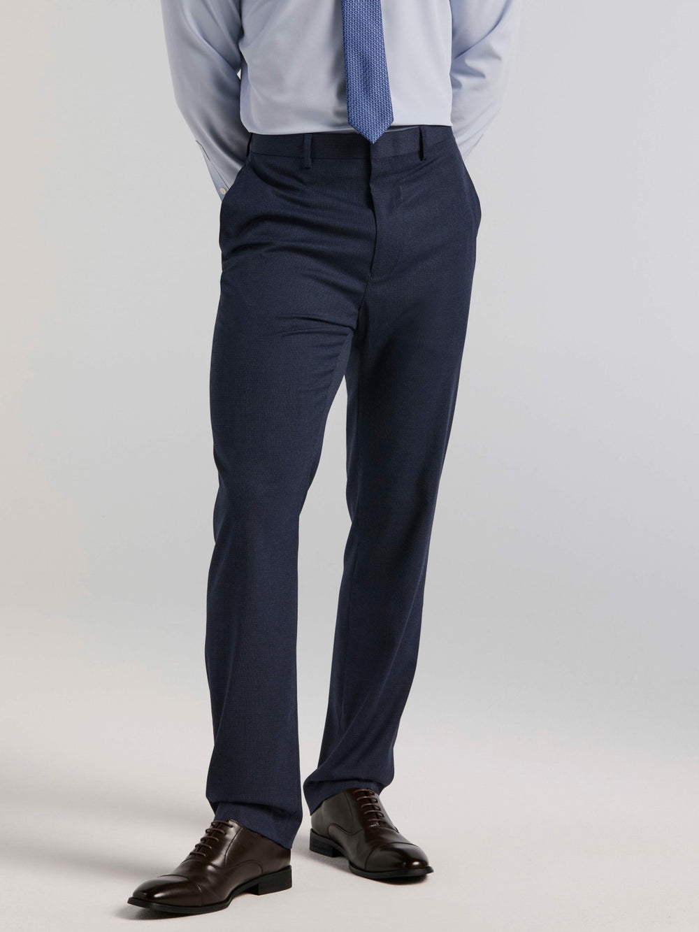 Slim Micro Print Suit Pant -  Perry Ellis near me