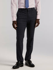 Skinny Fit Navy Plaid Suit Pant -  Perry Ellis sale