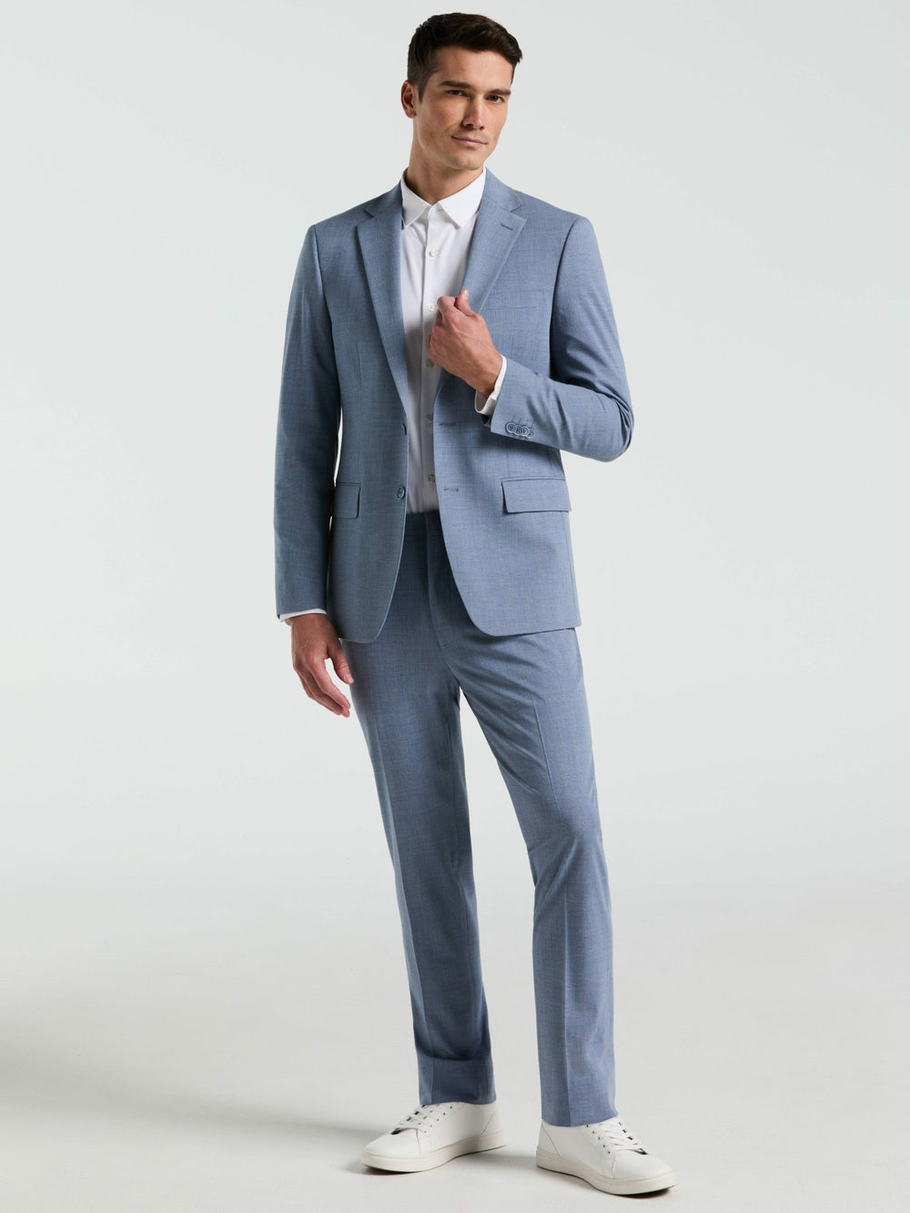 Slim Fit Plaid Print Suit Pant -  Perry Ellis sale