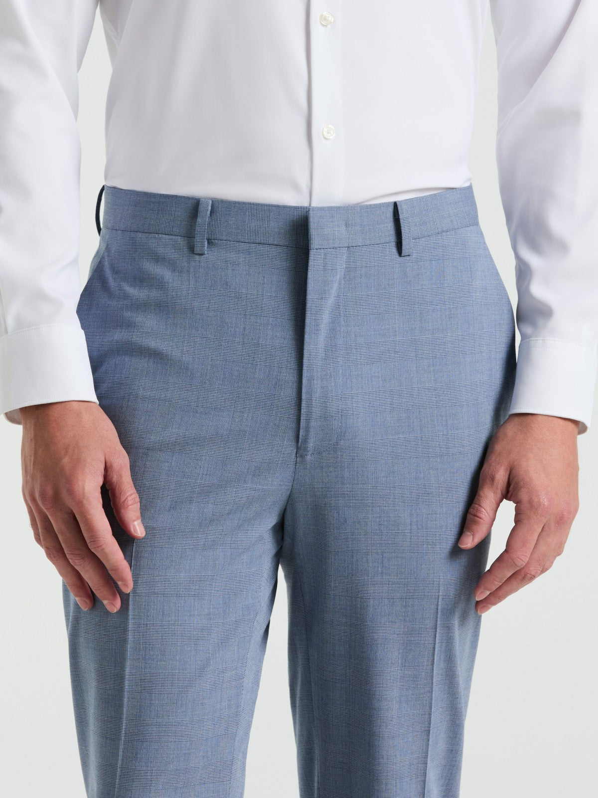 Slim Fit Plaid Print Suit Pant -  Perry Ellis sale