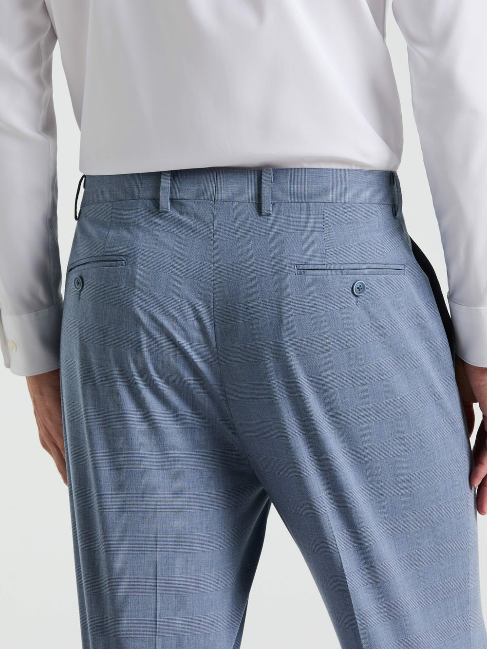 Slim Fit Plaid Print Suit Pant -  Perry Ellis sale
