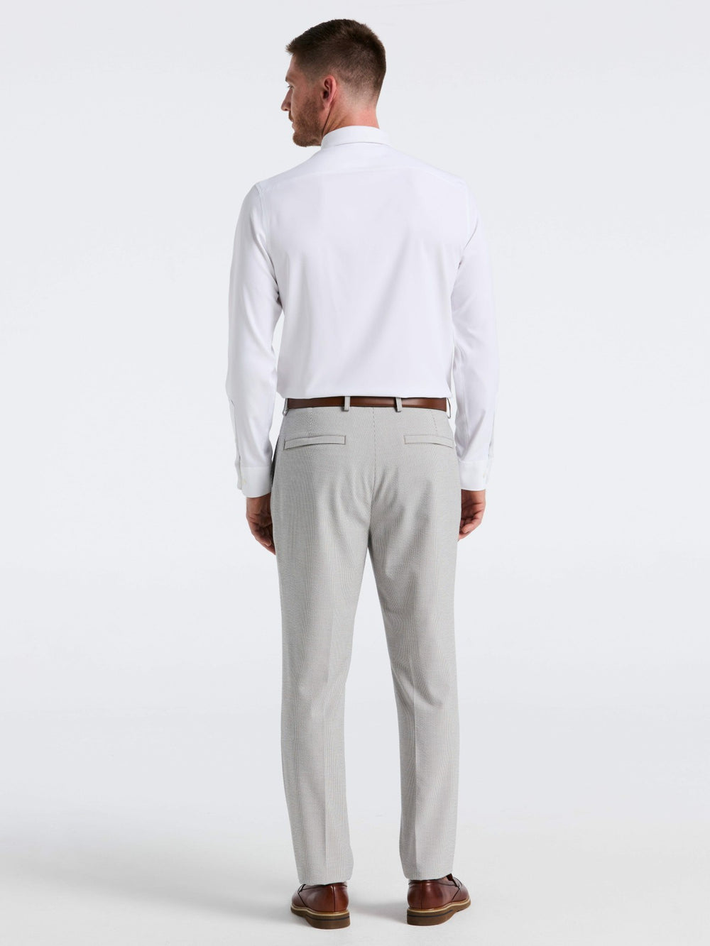 Slim Fit Seersucker Stripe Suit Pant -  Perry Ellis on sale