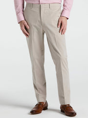 Slim Fit Solid Linen Blend Pant -  Perry Ellis online