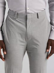 Slim Fit Mini Grid Pattern Suit Pant -  Perry Ellis US