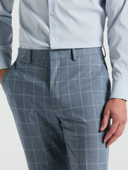 Slim Fit Windowpane Pattern Suit Pant -  Perry Ellis near me