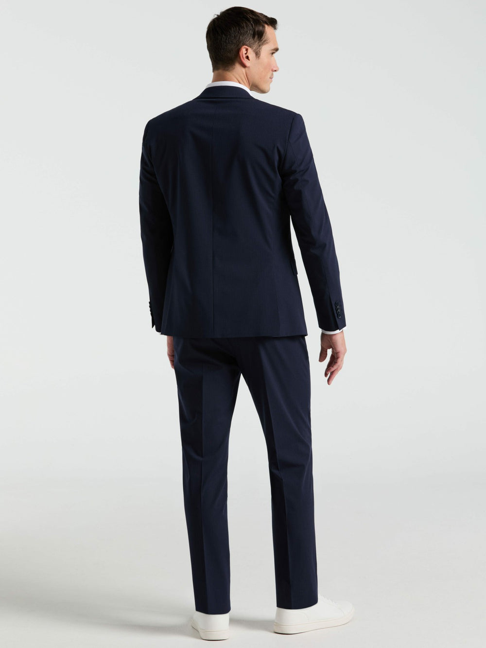 Slim Fit Pinstripe Suit Pant -  Perry Ellis sale