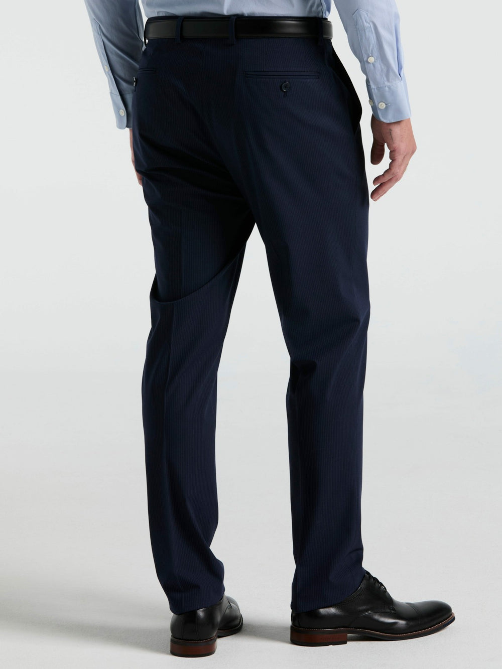 Slim Fit Pinstripe Suit Pant -  Perry Ellis sale