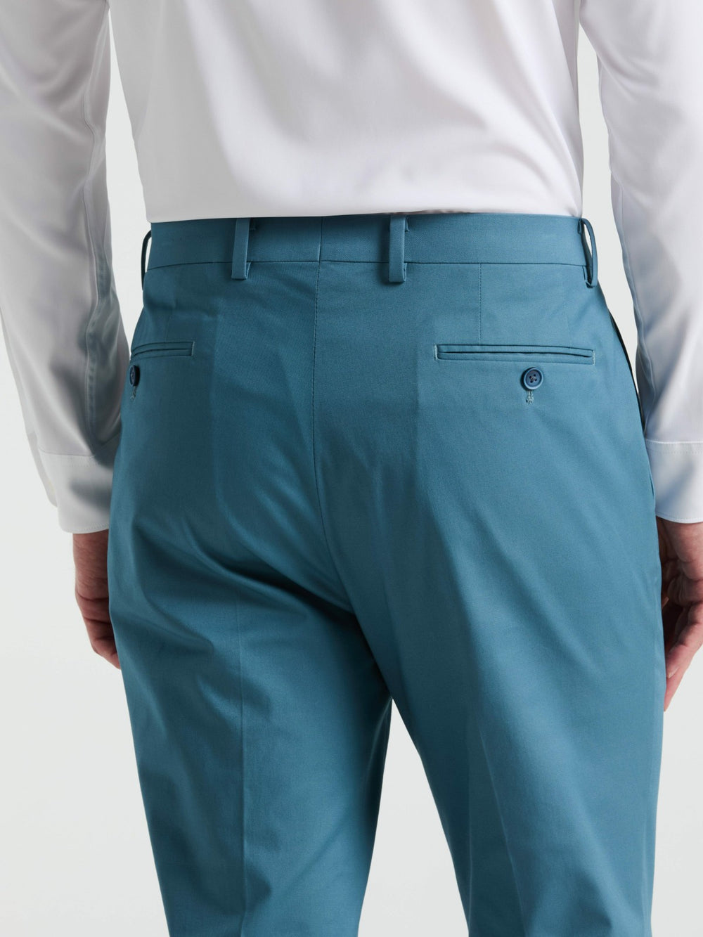 Slim Fit Solid Cotton Blend Suit Pant -  Perry Ellis online