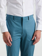 Slim Fit Solid Cotton Blend Suit Pant -  Perry Ellis online
