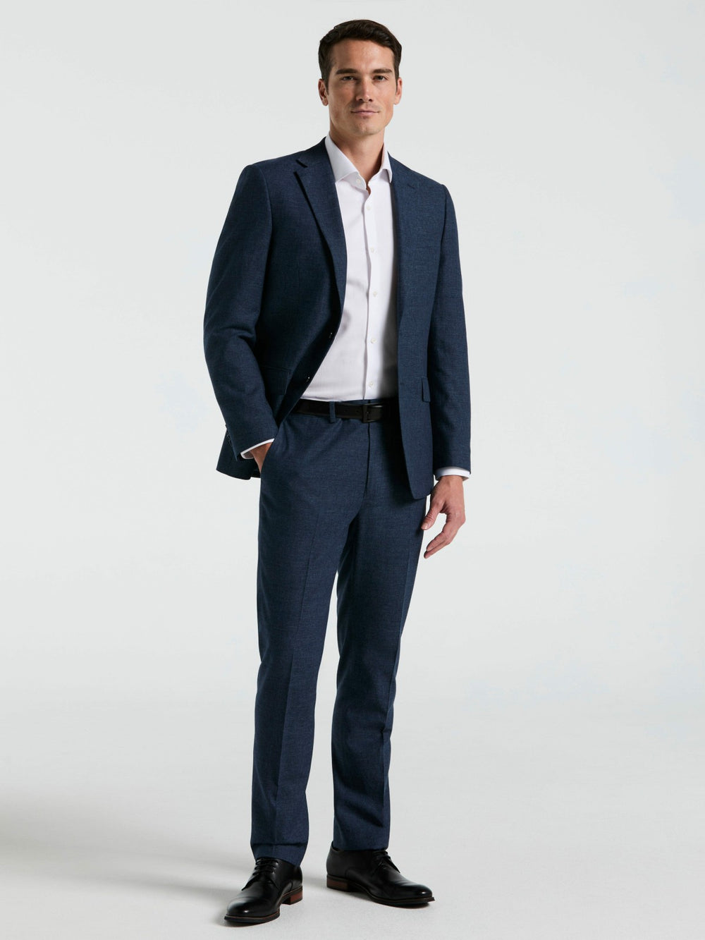 Slim Fit Solid Linen Blend Suit Jacket -  Perry Ellis on sale