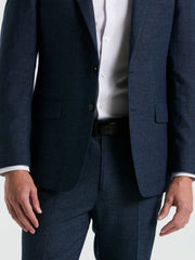 Slim Fit Solid Linen Blend Suit Jacket -  Perry Ellis on sale