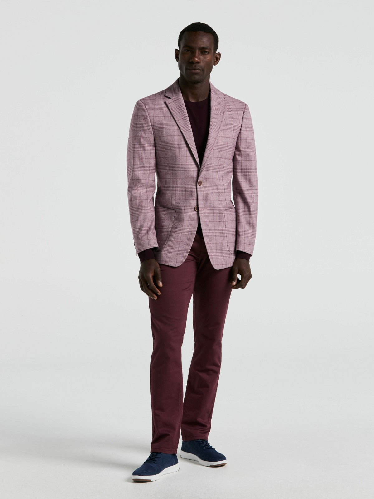Plaid Print Sportcoat -  Perry Ellis online