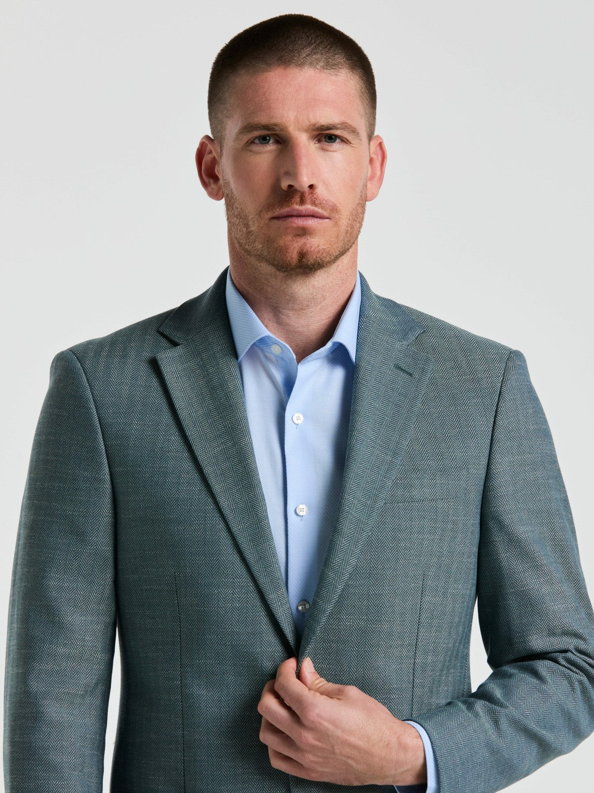 Herringbone Pattern Sportcoat -  Perry Ellis US