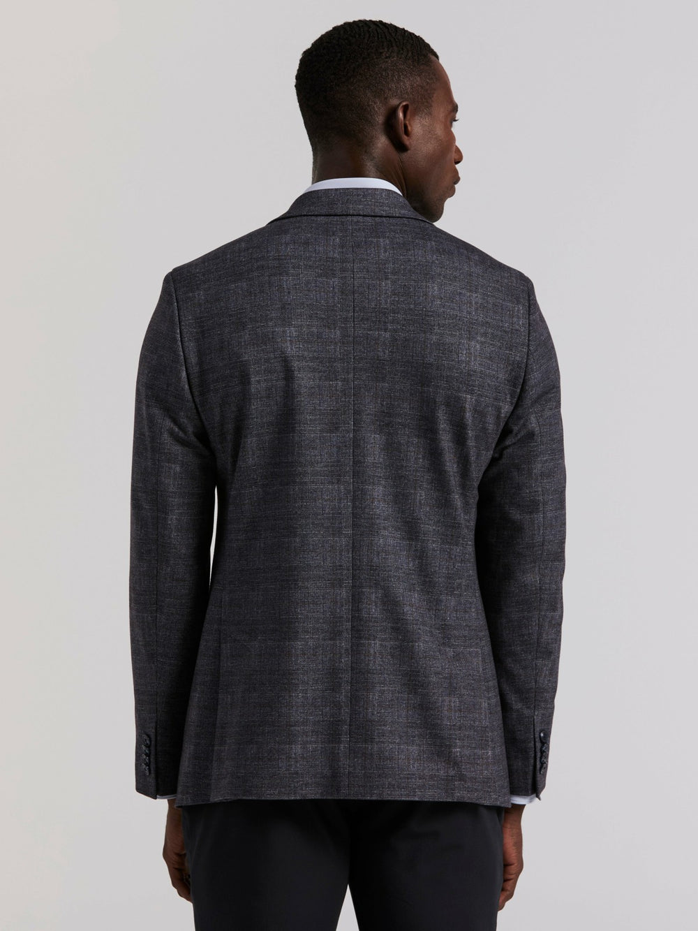 Plaid Knit Skinny Fit Sport Coat -  Perry Ellis on sale