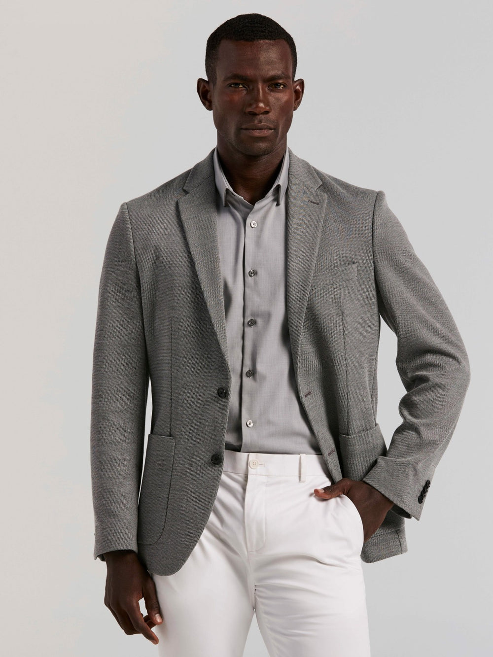 Slim Fit Unlined Textured Sportcoat -  Perry Ellis US