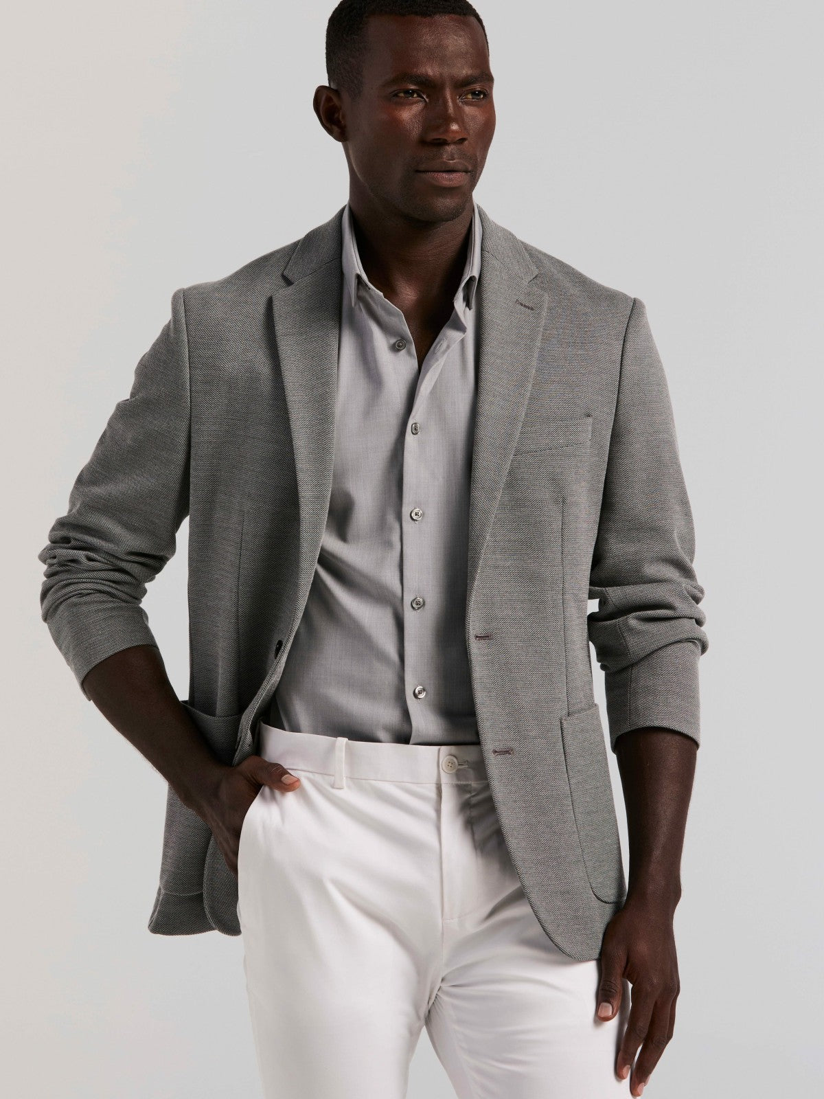 Slim Fit Unlined Textured Sportcoat -  Perry Ellis US