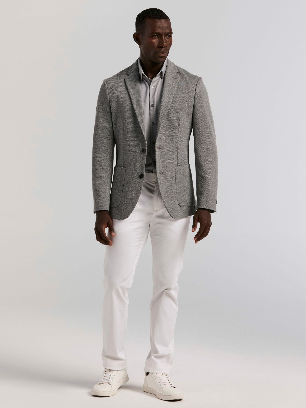 Slim Fit Unlined Textured Sportcoat -  Perry Ellis US