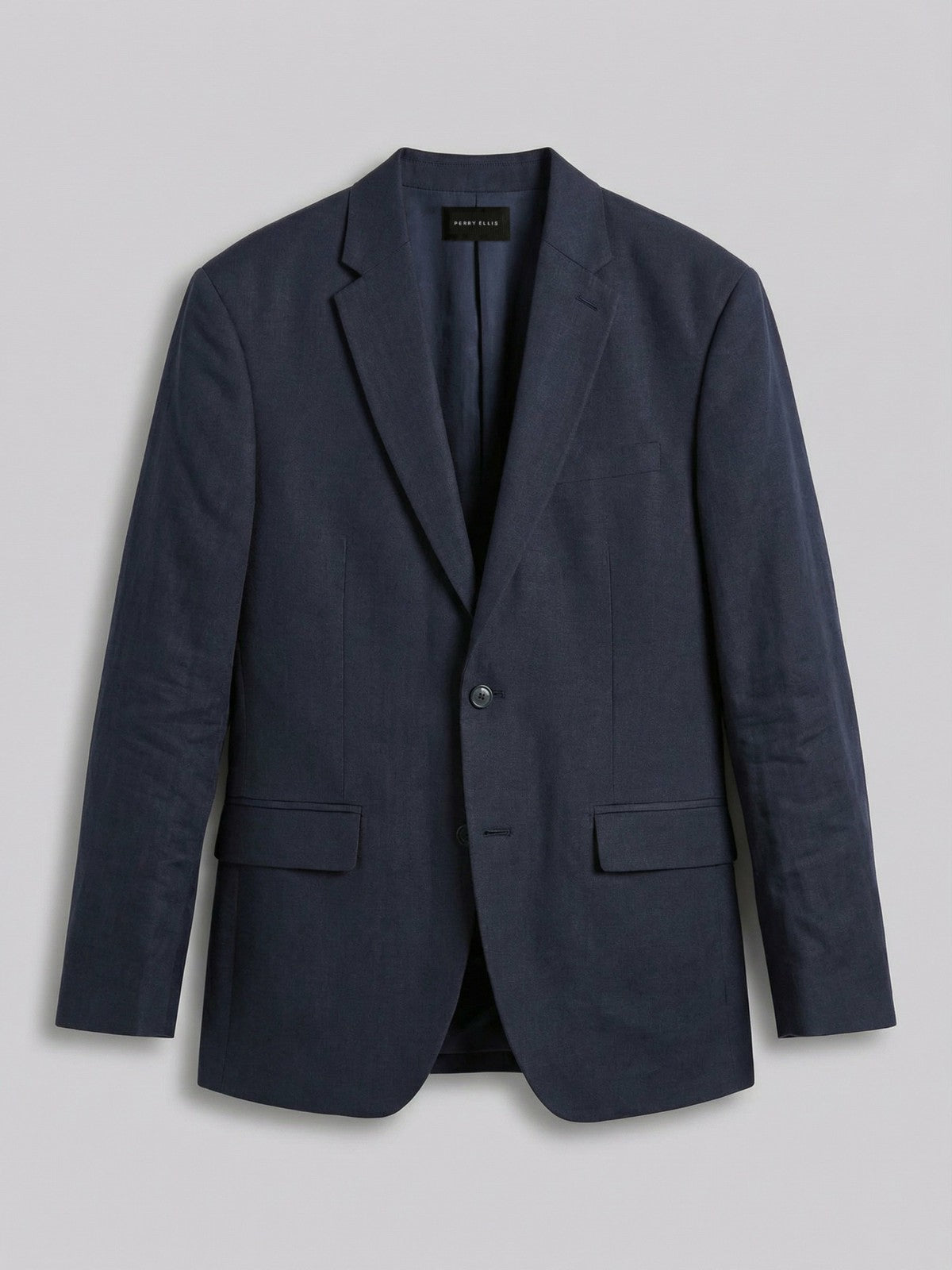 Linen Blend Herringbone Suit Jacket -  Perry Ellis near me