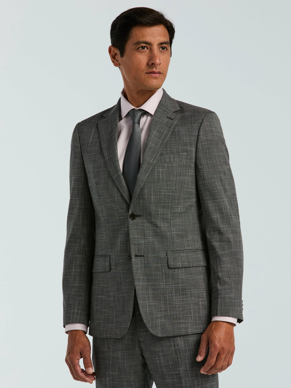 Skinny Fit Houndstooth Suit Jacket -  Perry Ellis for sale