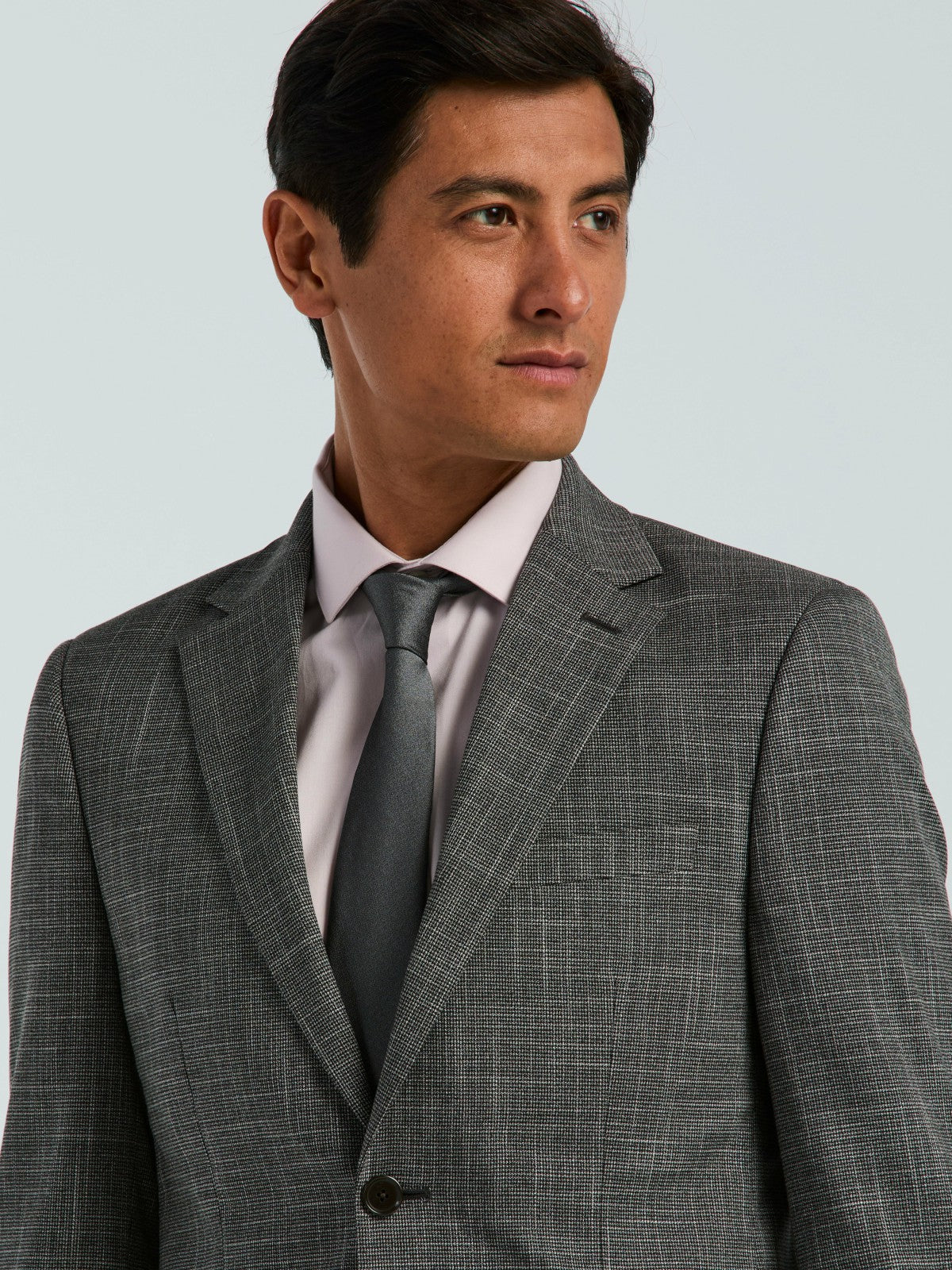 Skinny Fit Houndstooth Suit Jacket -  Perry Ellis for sale