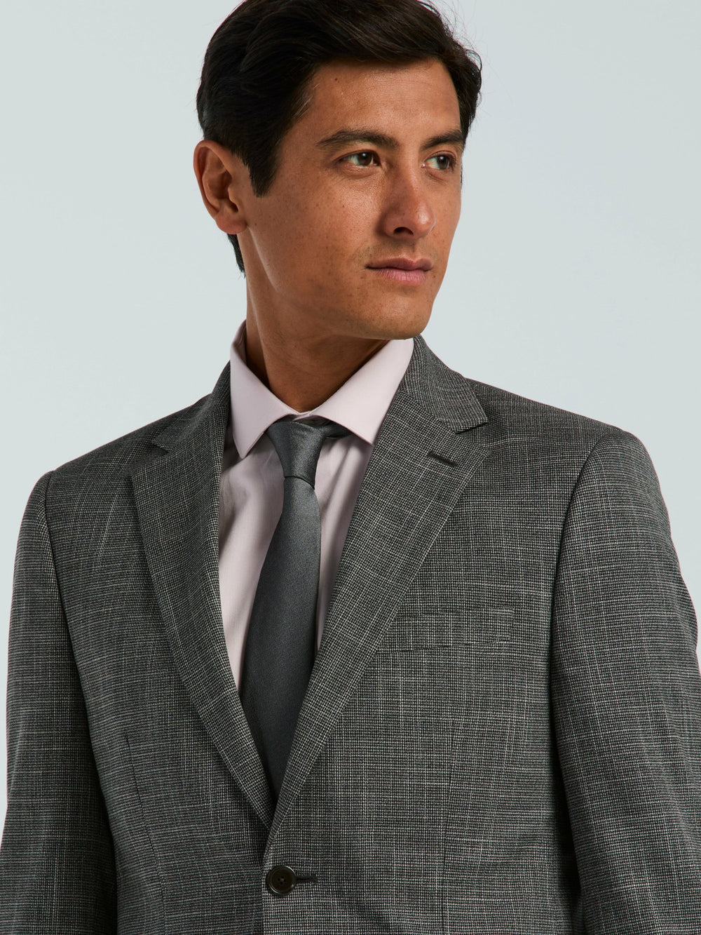 Skinny Fit Houndstooth Suit Jacket -  Perry Ellis for sale