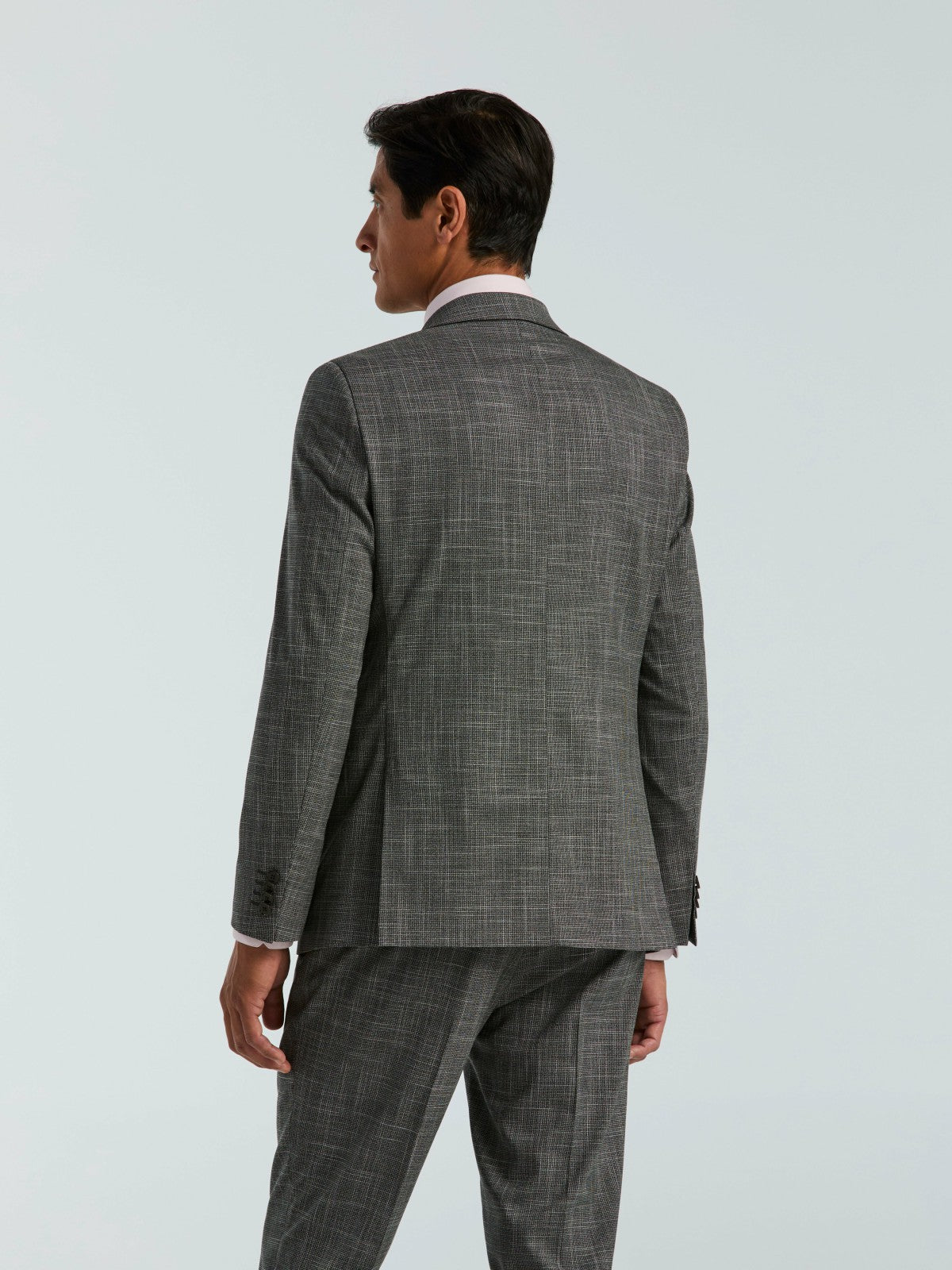 Skinny Fit Houndstooth Suit Jacket -  Perry Ellis for sale