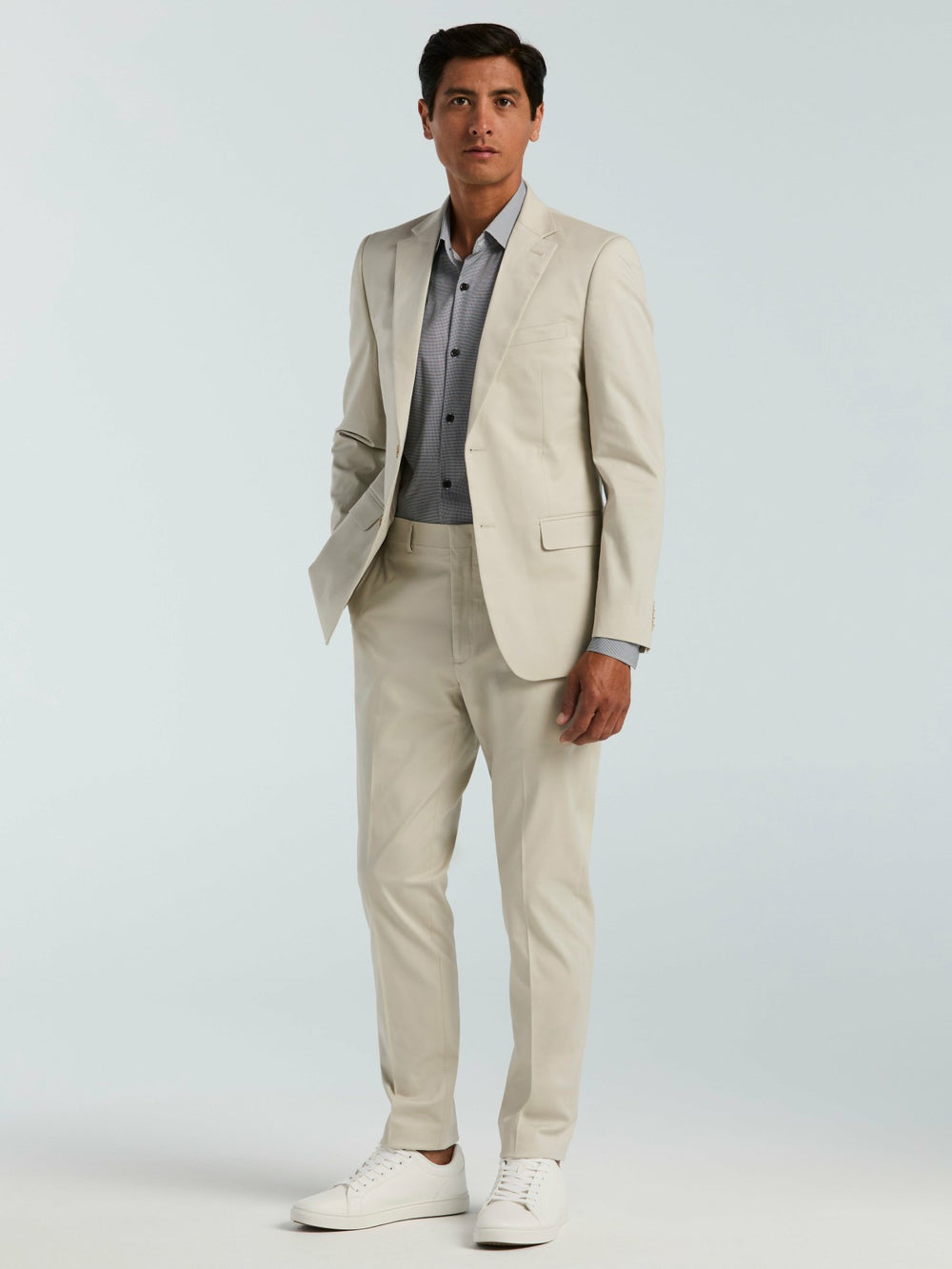 Skinny Fit Solid Suit Jacket -  Perry Ellis on sale