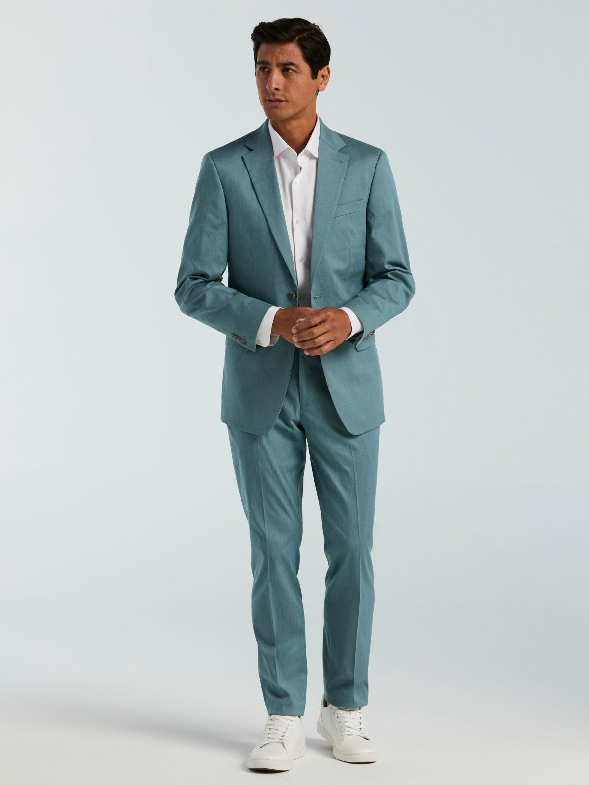 Slim Fit Textured Suit Jacket -  Perry Ellis online