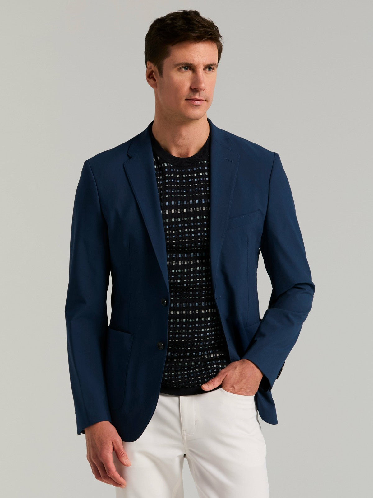 Slim Fit Total Stretch Suit Jacket -  Perry Ellis US