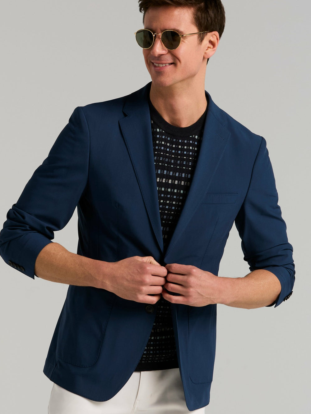 Slim Fit Total Stretch Suit Jacket -  Perry Ellis US