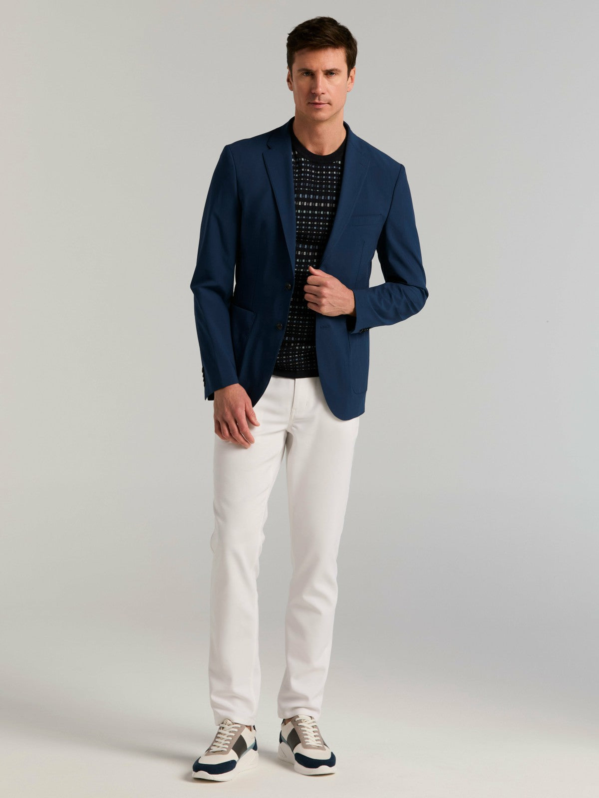 Slim Fit Total Stretch Suit Jacket -  Perry Ellis US