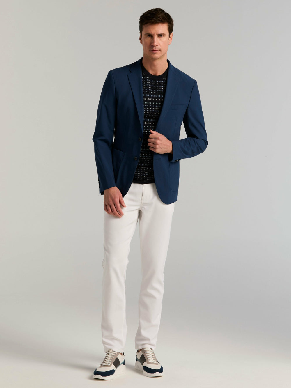 Slim Fit Total Stretch Suit Jacket -  Perry Ellis US