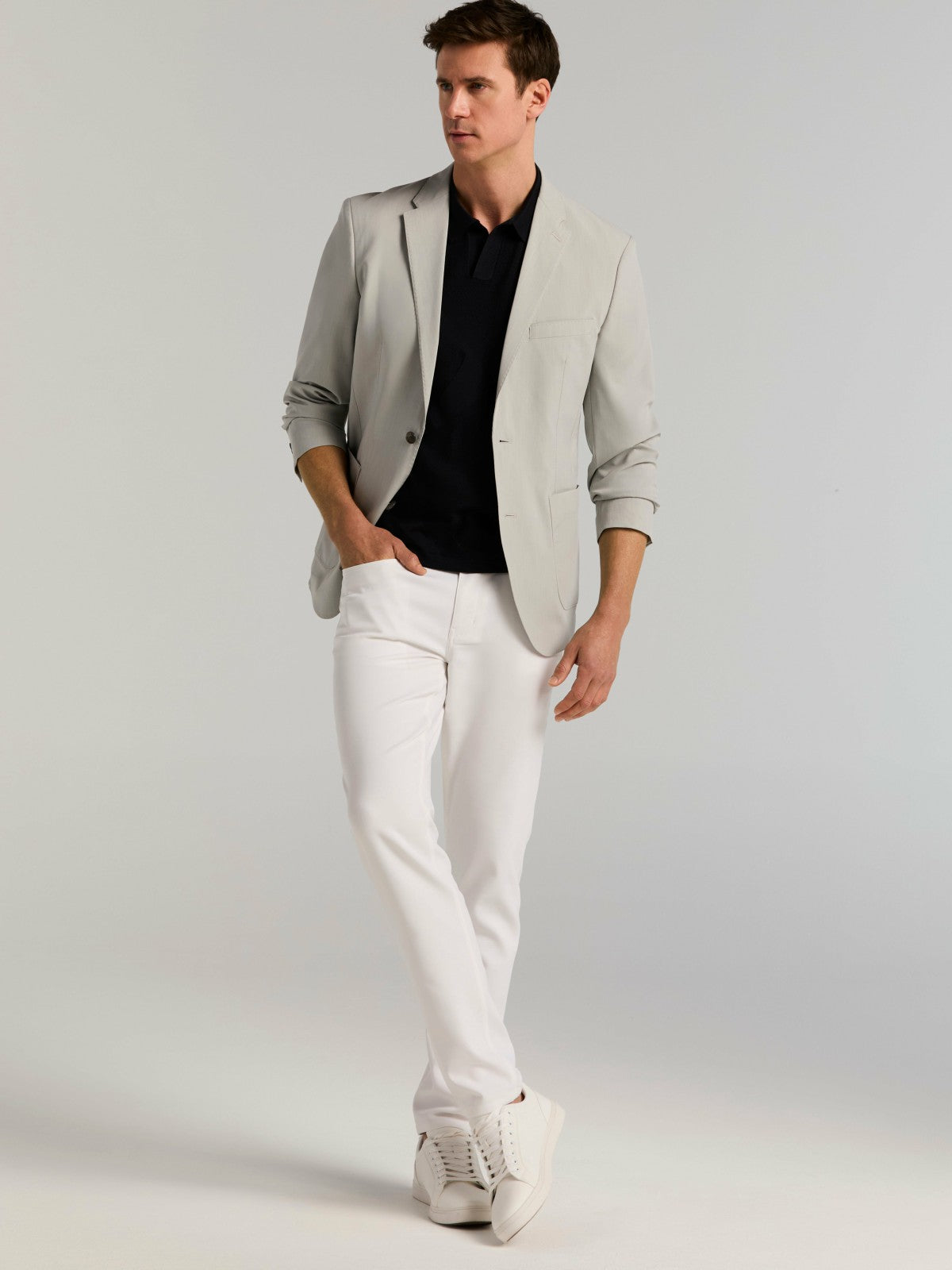 Slim Fit Total Stretch Suit Jacket -  Perry Ellis US
