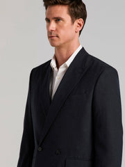 Stretch Double Breasted Suit Jacket -  Perry Ellis sale
