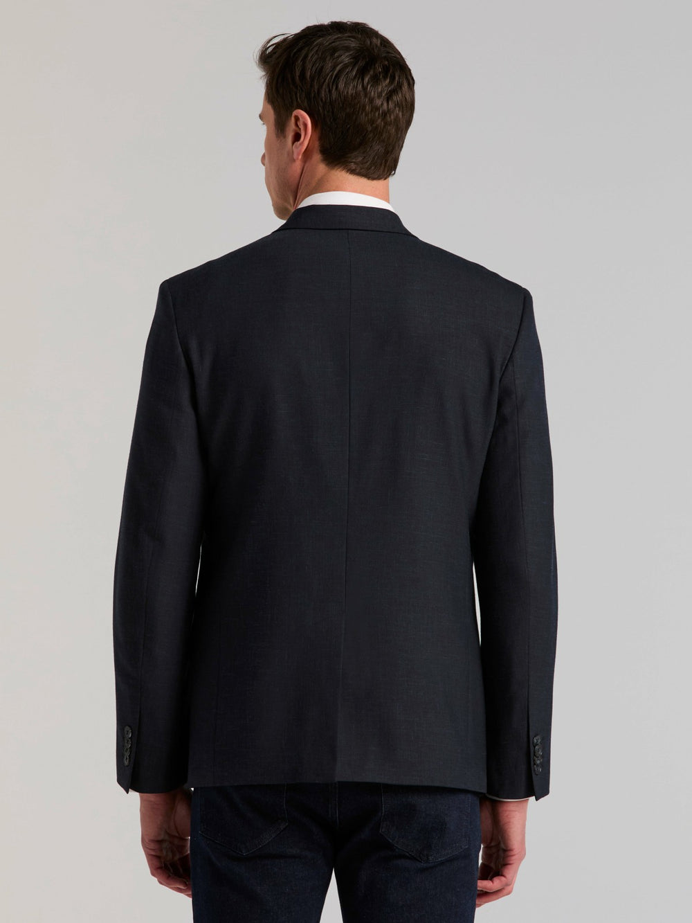 Stretch Double Breasted Suit Jacket -  Perry Ellis sale