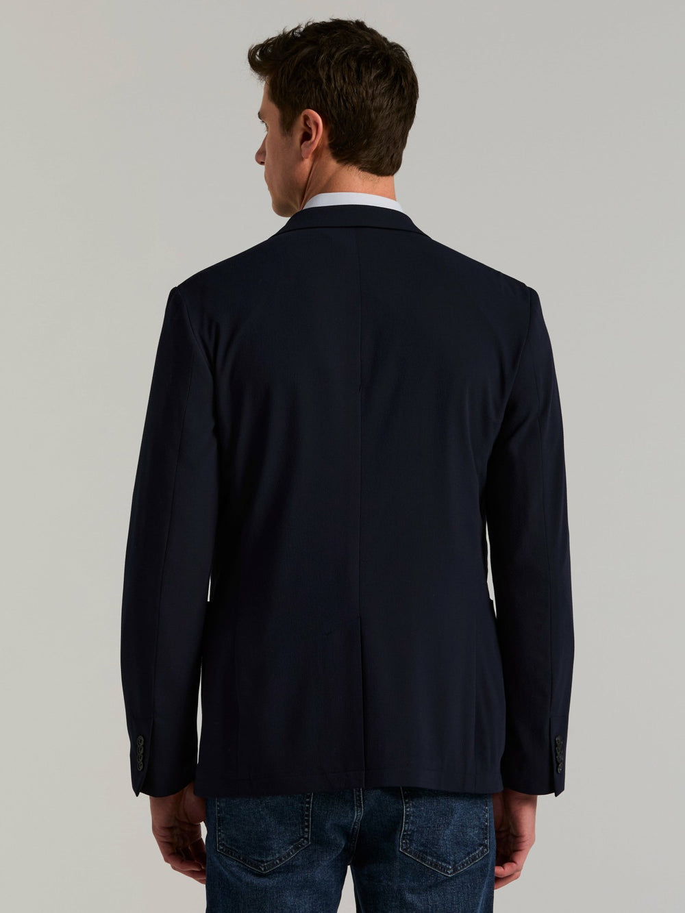 Slim Fit Seersucker Suit Jacket -  Perry Ellis on sale