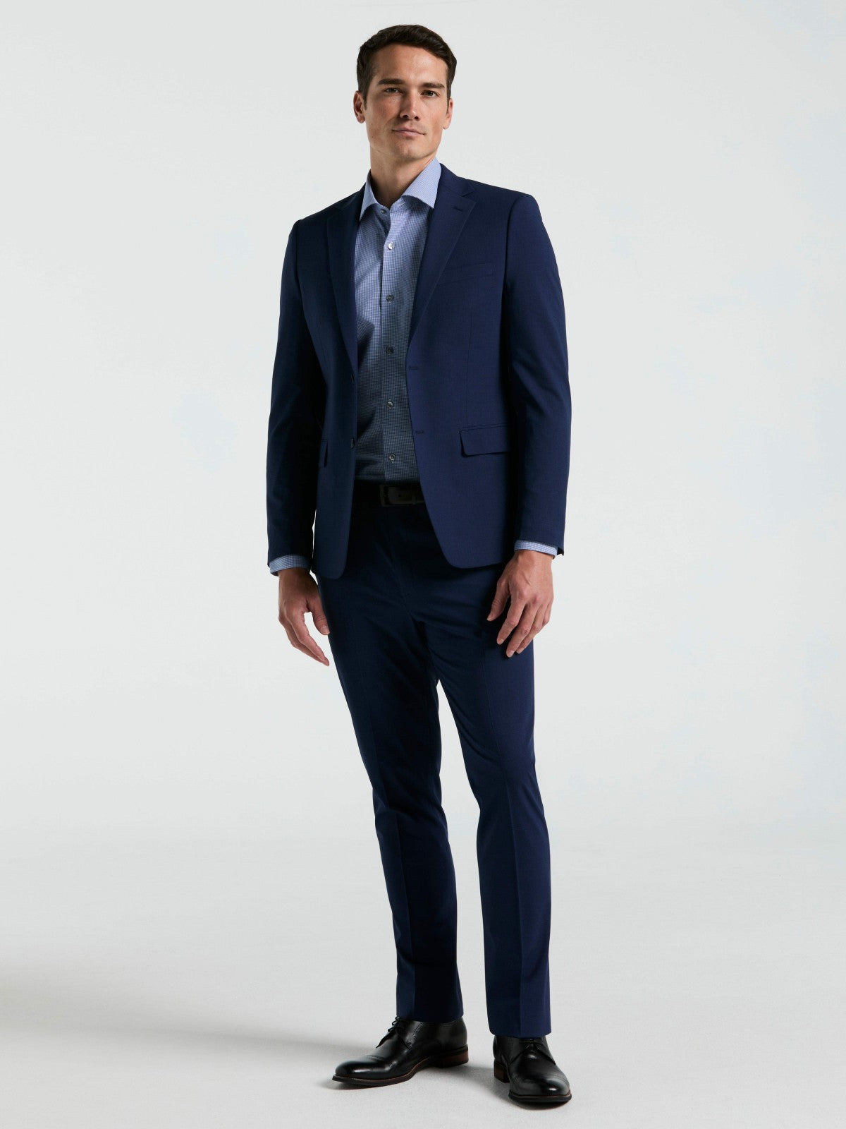 Skinny Fit Mini Houndstooth Suit Jacket -  Perry Ellis online