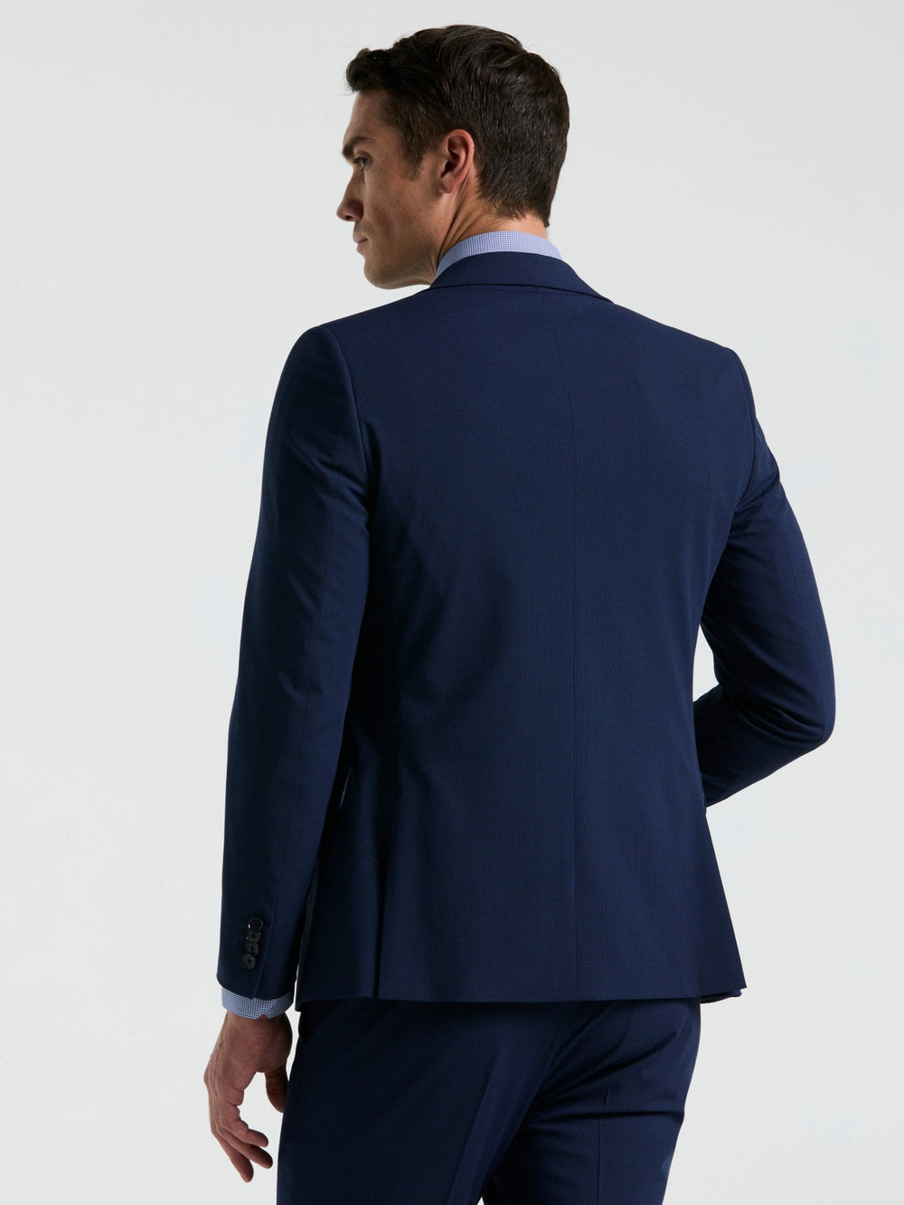 Skinny Fit Mini Houndstooth Suit Jacket -  Perry Ellis online