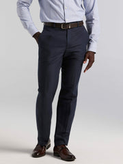 Linen Blend Herringbone Suit Pant -  Perry Ellis US