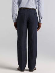 Linen Blend Herringbone Suit Pant -  Perry Ellis US
