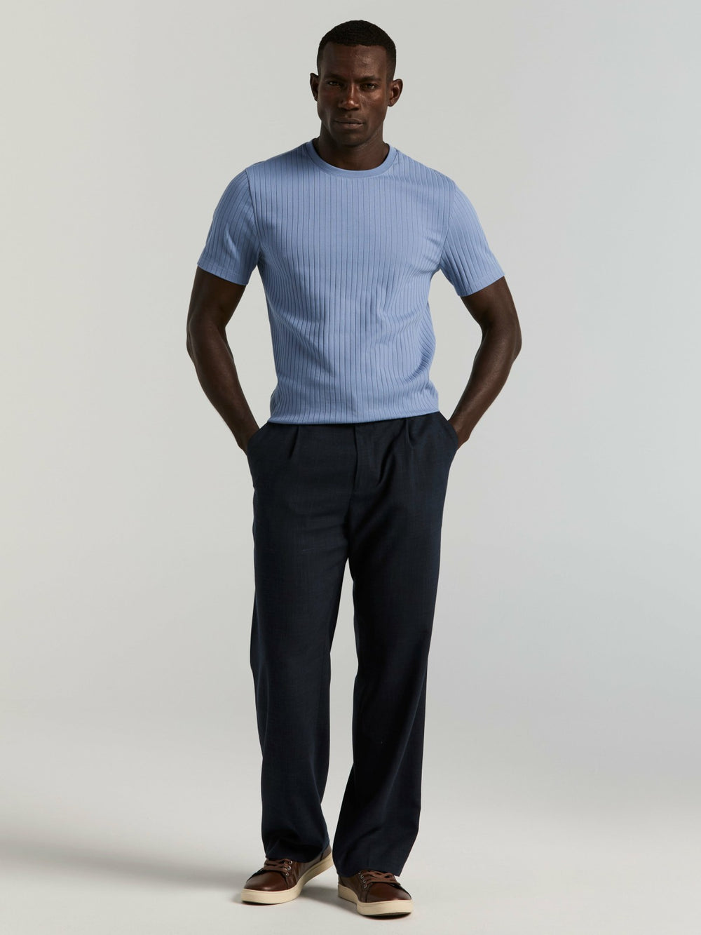 Stretch Classic Pleated Suit Pant -  Perry Ellis near me