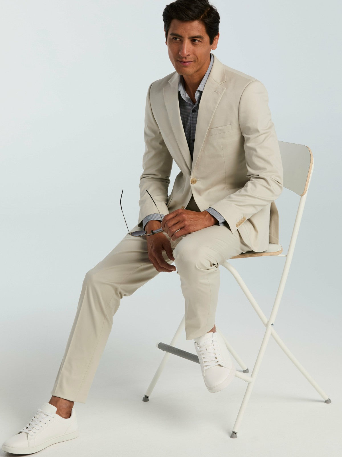 Skinny Fit Solid Suit Pant -  Perry Ellis sale