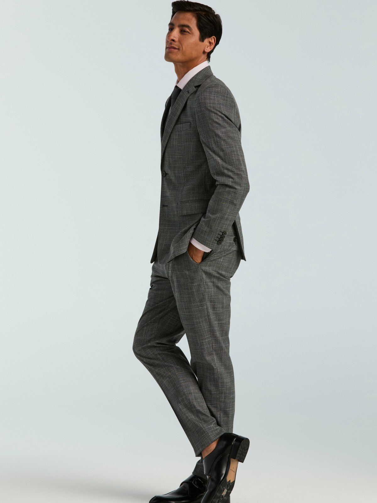 Skinny Fit Houndstooth Suit Pant -  Perry Ellis on sale