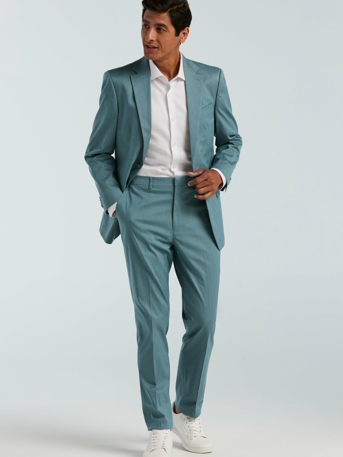 Slim Fit Textured Suit Pant -  Perry Ellis online